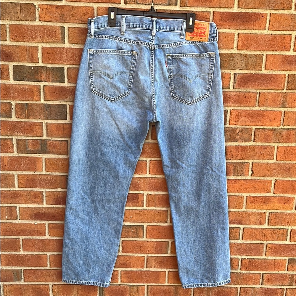 Levi’s 505 Regular Fit Straight Leg Cotton Jeans size W38 L30